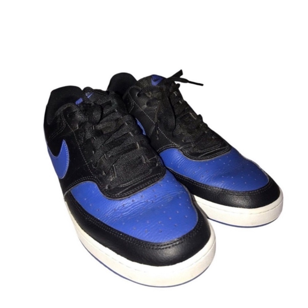 Nike Court Vision Low ‘Black Game Royal’ DM8681-001 Men’s Sneakers Size 11.5 - Picture 7 of 12